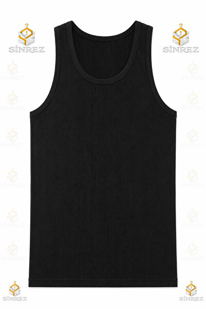 SİNREZ Men's Halter Neck Lycra Sports Singlet 3.Mdl