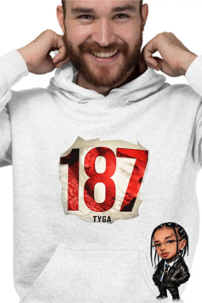 OEM Мъжки суичър Тайга 187 Трап рап музика