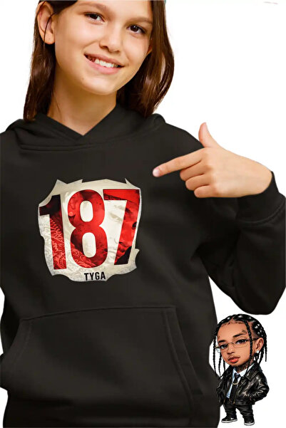 OEM Hanorac Copii Fete Tyga 187 Trap Rap Music