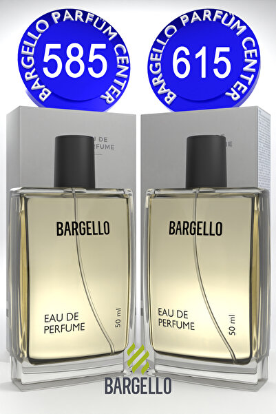 Bargello 585 Erkek Parfüm Floral 50 ML EDP + 615 Erkek Parfüm Fresh 50 ML EDP