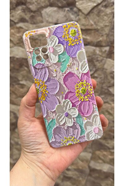 Vip Case Redmi Note 11 Pro Uyumlu Mor Çiçek Desenli Şeffaf Darbe Emici Kamera...