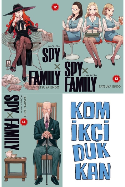Gerekli Şeyler Yayıncılık SPY X FAMILY 12-13-14 SET (KD 3 KİTAP MANGA SET + A...