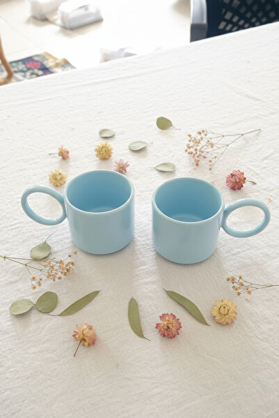 YAZICI Set de 2 căni Keramika pentru ceai și cafea – Set elegant de căni cera...