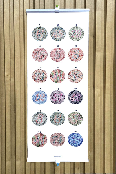 SANOR Renk Körlüğü Eşeli Işıksız, Snellen Eşeli, Branda Renk Eşeli, Renk Test...
