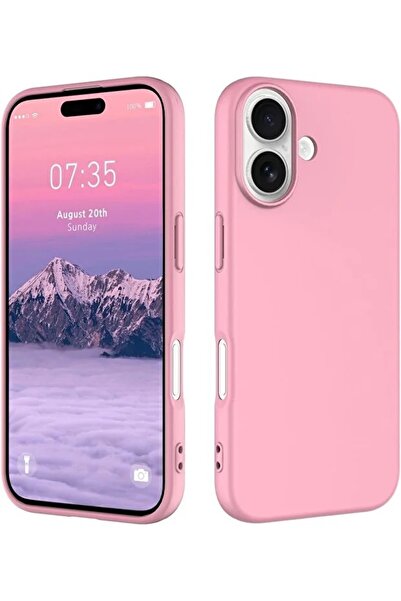 3GEN CASE iPhone 16 Plus Uyumlu Lansman Silikon Kılıf İçi Kadife Kaplamalı