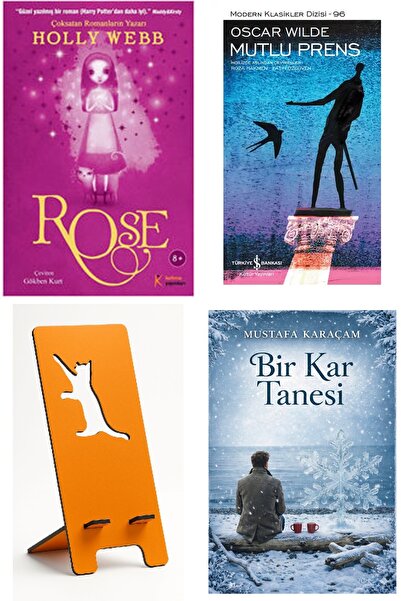 TÜRKİYE İŞ BANKASI KÜLTÜR YAYINLARI Rose + Happy Prince + Phone Holder + a Sn...