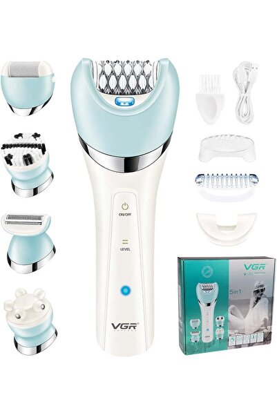 VGR V-703 Professional 5-in-1 Women Grooming Kit Shaver for Face, Legs, Under...