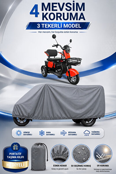 Motobros Motorcycle Tarpaulin Yuki Yk-56 Pony 3-Wheeled Electric Vehicle Tarp...