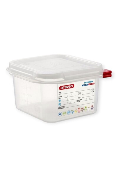 ARAVEN Αεροστεγές Δοχείο Τροφίμων 1/6 1,7lt 17,6x16,2x10cm 03024