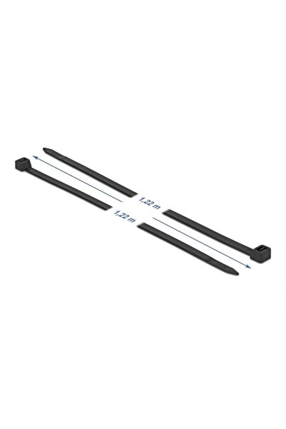 DELOCK KBI UV-best√§ndig L 1220 x B 9,0 mm negru 10 bucăți√ºck