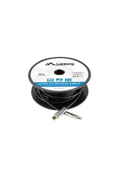 Lanberg Cablu HDMI M/M v2.0 30m negru optic AOC