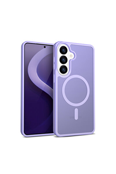 Crong Husă Hibridă Mată Magnetică - MagSafe Samsung Galaxy S26 (lilac)