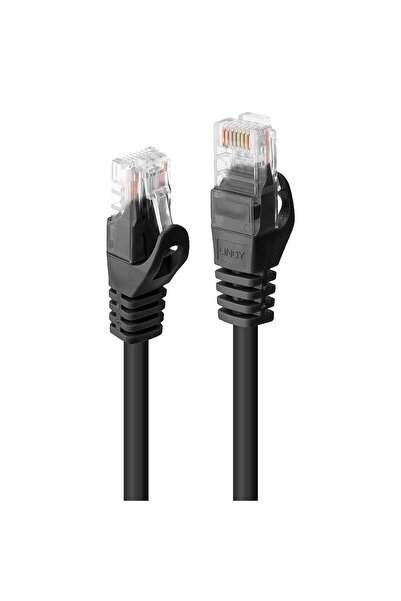 LİNDY 1m Cat.6 U/UTP Network Cable, Black