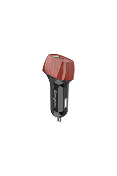 Energizer Ultimate - Încărcător auto USB-C și USB-A 38W PD + QC3.0 (Nuc)
