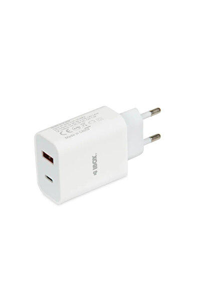 İbox Încărcător de rețea C-36 USB A+C 20W cablu USB-C la USB-C