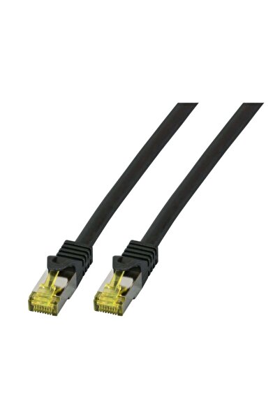 EFB Elektronik EFB RJ45 Patchk. S/FTP Cat.6A LSZH Cat.7 Rohk. 10.00m negru