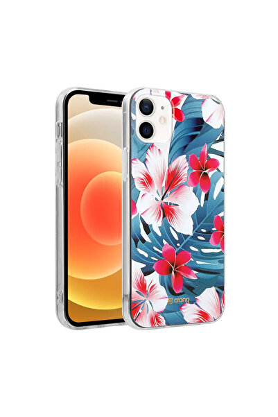 Crong Husă cu flori - Etui iPhone 12 Mini (wz√≥r 03)