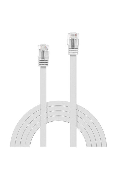 LİNDY Patchkabel Cat6 Flachband ungeschirmt wei√ü 3.00m