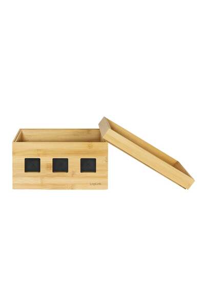 LogiLink KAB0076 Cable box 255x140x165 mm bamboo