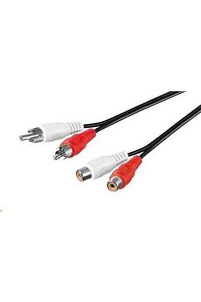 PremiumCord Kabel prodlu≈æovac√≠ audio 2x Cinch - 2x Cinch (RCA, M/F) 10m