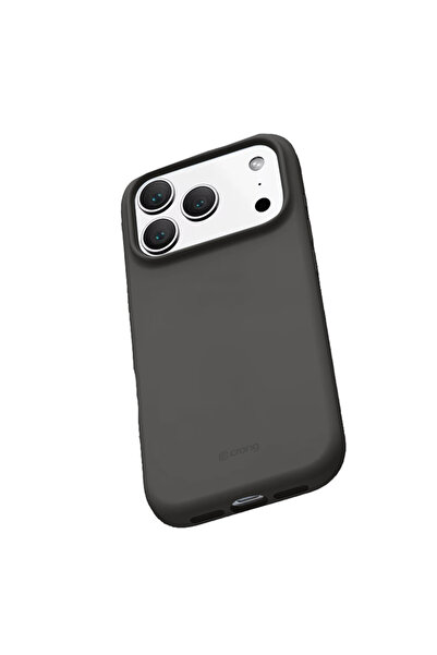 Crong Husă Magnetică Colorată - Etui MagSafe iPhone Air (negru)