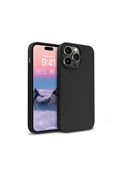 Crong Husă colorată - Etui iPhone 14 Pro Max (negru)