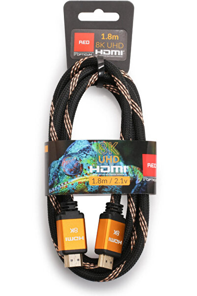 Opticum RED HDMI CABLE / KABEL HDMI 1.8m 8K UHD
