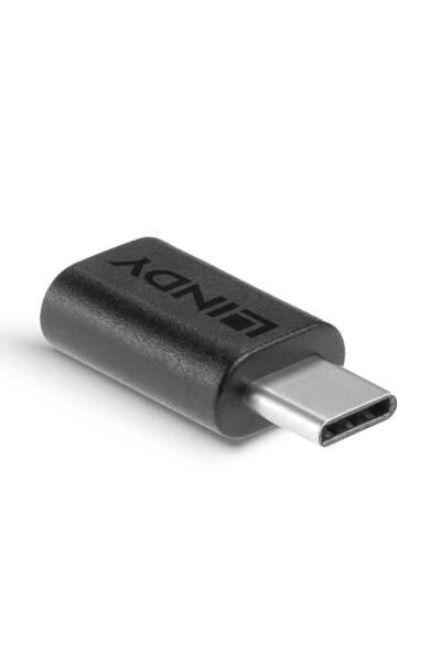 LİNDY Adaptor USB 2.0 Tip C la Micro-B