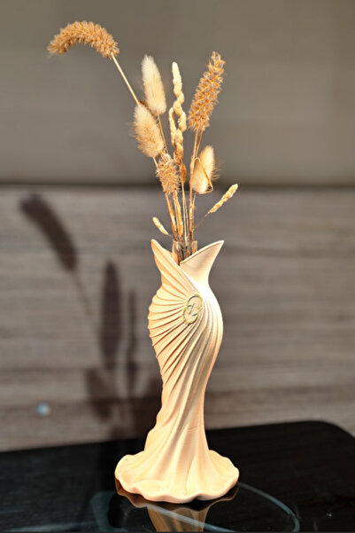 Store Tasarım Elbise Formlu Dekoratif Vazo – Modern Salon Objesi