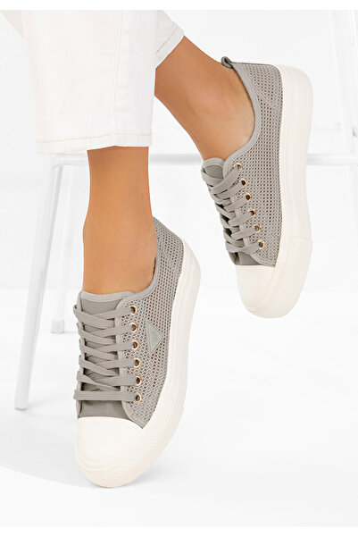 B T Shoes Tenisi dama Fanita gri