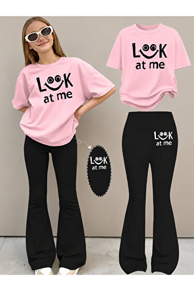 YUNAYT Set de pantaloni evazați și tricou spaniol pentru fete