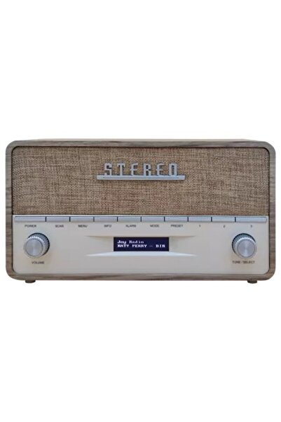Denver Radio DAB+/FM DAB-36LW cu carcasă din lemn deschis la culoare