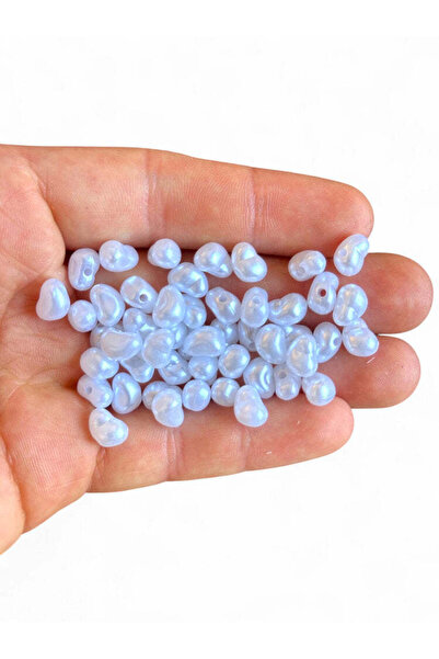 Bozhi Bead Set 10Gr Plastic Baroque White Pearl Plastic Pearl Beads Baroque