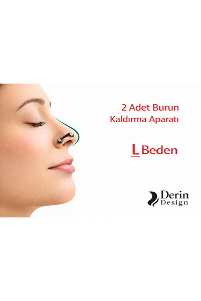 L Beden - Burun Kaldırma Aparatı Pratik Yukarı Kaldırıcı Şekillendirici Burun Düzleştirme