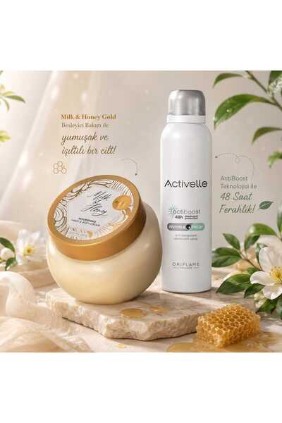Oriflame ACTİVELLE DEODORANT VE MİLK HONEY VÜCUT KREMİ
