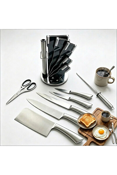 OSOOKE Professional Kitchen Knife Set with Countertop Stand, Complete Culinar...