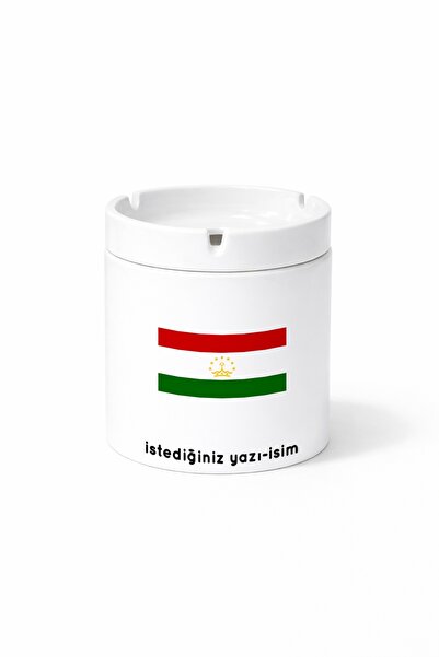 Kirbi Reklam منفضة سجائر مطبوعة بعلم طاجيكستان هدية منفضة سجائر مطبوعة بعلم ط...
