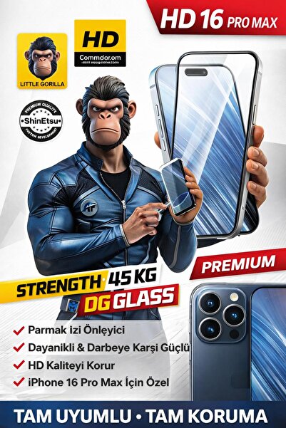 DP Teknoloji 45 KG KIRILMAZ EKRAN KORUYUCU İPHONE 11-12-13-14-15-16-17 PRO VE...