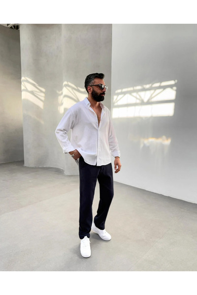 Butik KIRİNKIL KETEN GÖMLEK