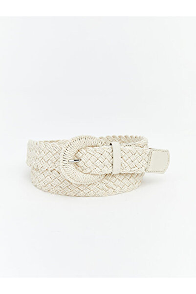 LC Waikiki Rmz Gi̇yi̇m Farkiyla Straw Weave Women's Belt