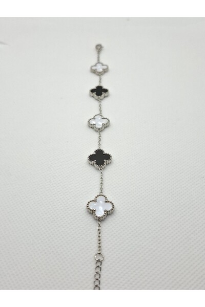 OEM Women's bracelet Van Cleef & Arpels style, white and black, 24 cm, LUXURY