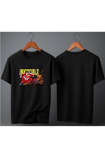 EFEVRA Invincible Printed Oversized T-Shirt