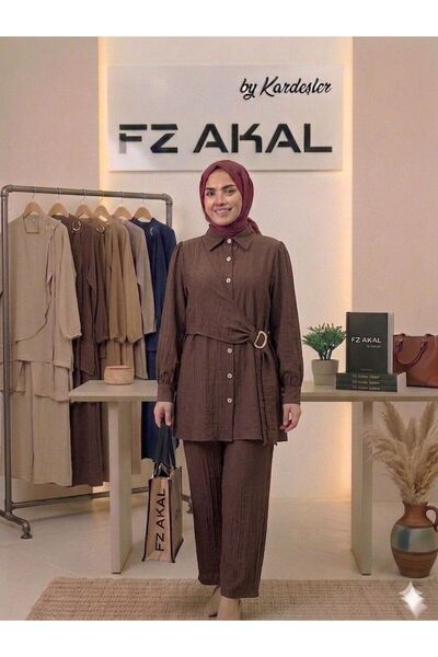 FZ AKAL Çilek Tesettür Double Set