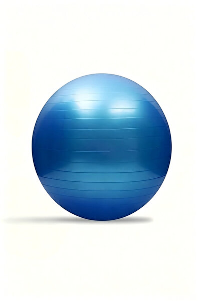 EGG كرة يوغا سميكة من البولي فينيل كلوريد (PVC) مقاومة للانفجار، كرة للحمل والولادة، كرة توازن للتمارين الرياضية والبيلاتس - 65 سم