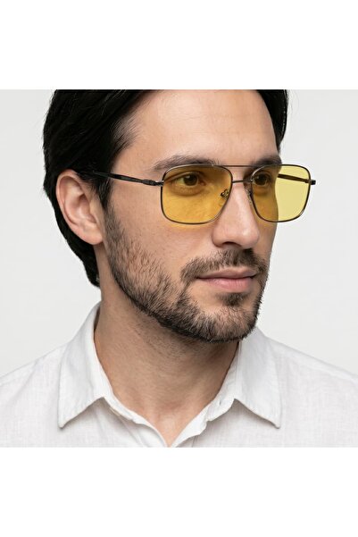 Mootlu Metal Damla Men's Anti-Glare Eyeglasses Mt9211
