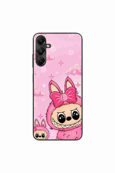 OEM Husa compatibila cu Samsung Galaxy A05s Silicon Gel Tpu Model Labubu Pink...