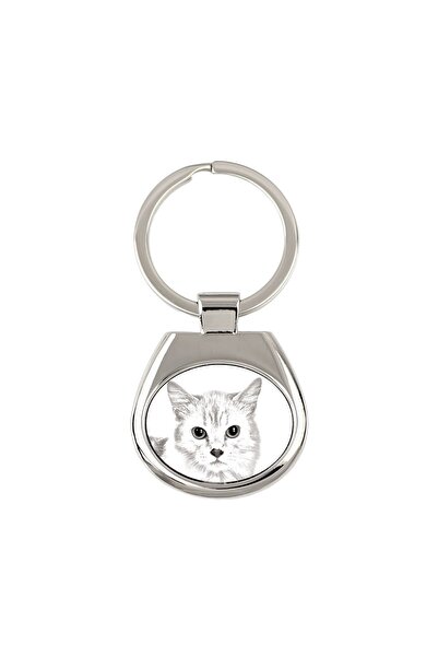 Art - Dog Art-Dog Breloc personalizat cu pisică Munchkin – Pandantiv imprimat...