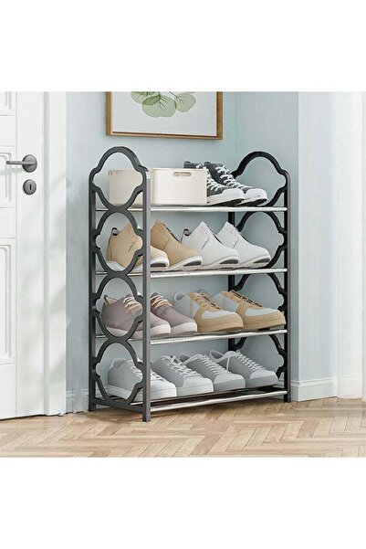 Arabest 4 Tier Shoe Rack,Minimalist Shoe Shelf,Detachable Heavy Duty Organize...