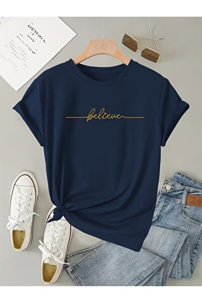 puolikuu Unisex Άνετο μπλουζάκι με κορδέλα και διπλό τύπωμα
