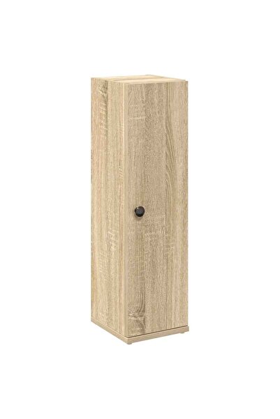 vidaxl Dulap de baie cu suport role, stejar sonoma, 20,5x22x72 cm